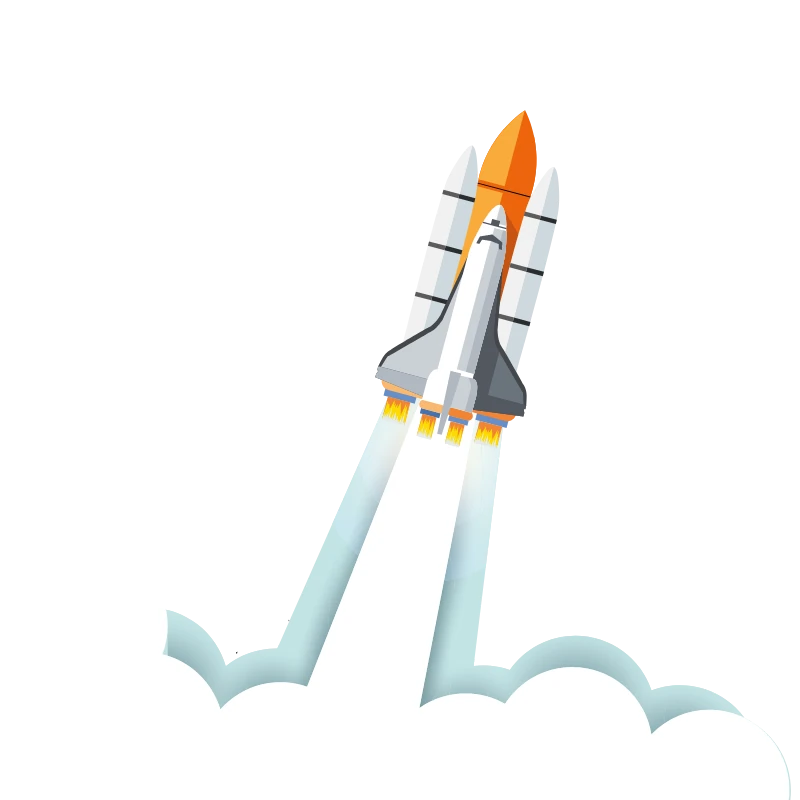 Start eines Spaceshuttle